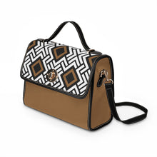 Load image into Gallery viewer, Splash of Brown Waterproof Canvas Bag
