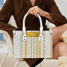 Load image into Gallery viewer, 100 Flowers PU Leather Handbag-Small (Model 1747)