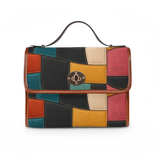 Load image into Gallery viewer, Big Teal Waterproof Canvas Bag