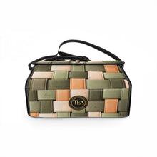 Load image into Gallery viewer, Woven Green Waterproof Canvas Bag