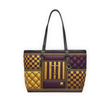 Load image into Gallery viewer, Purple Berry Tea PU Leather Shoulder Bag