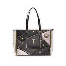 Load image into Gallery viewer, Black Tea 22 PU Leather Shoulder Bag