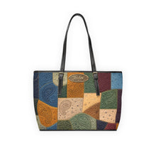 Load image into Gallery viewer, Blue Patch PU Leather Shoulder Bag