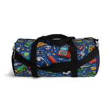 Load image into Gallery viewer, Blue Junk Duffel Bag