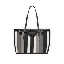 Load image into Gallery viewer, Black Grey Running Tea PU Leather Shoulder Bag