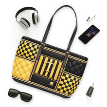 Load image into Gallery viewer, Yellow Zebra PU Leather Shoulder Bag