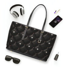Load image into Gallery viewer, Black Heart 3T PU Leather Shoulder Bag