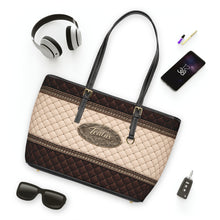 Load image into Gallery viewer, Brown Pie PU Leather Shoulder Bag