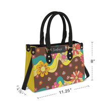 Load image into Gallery viewer, flower rainbow 3 PU Leather Handbag-Small (Model 1747)