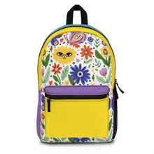Load image into Gallery viewer, Colorful Floral Backpack - Vibrant Design for Everyday Adventures