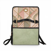 Load image into Gallery viewer, Delicate Green Waterproof Canvas Bag