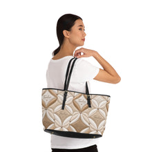 Load image into Gallery viewer, Tan Tea Design PU Leather Shoulder Bag