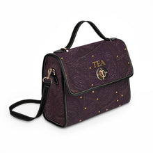 Load image into Gallery viewer, Plum Paisley Waterproof Canvas Bag