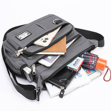 Load image into Gallery viewer, Men's Outdoor Leisure Multi-layer Zipper Messenger Bag