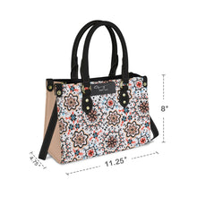 Load image into Gallery viewer, pink stars PU Leather Handbag-Small (Model 1747)