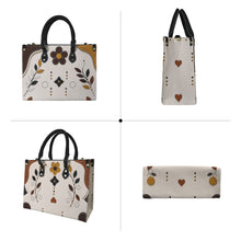 Load image into Gallery viewer, Brown Treasure PU Leather Handbag-Large (Model 1747)