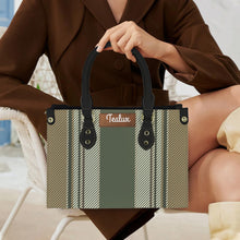 Load image into Gallery viewer, Green Machine PU Leather Handbag-Small (Model 1747)