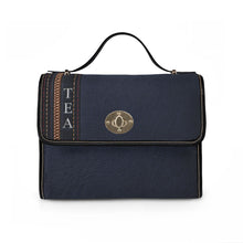 Load image into Gallery viewer, Blue Tea Waterproof Canvas Bag