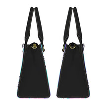 Load image into Gallery viewer, Big White Flower Bed PU Leather Handbag-Small (Model 1747)