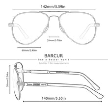 Load image into Gallery viewer, BARCUR Photochromic Polarized Sun glasses for Men Sunglasses Fishing Hiking Eyewear Oculos Gafas De Sol