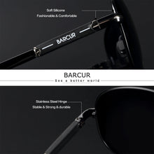 Load image into Gallery viewer, BARCUR Photochromic Polarized Sun glasses for Men Sunglasses Fishing Hiking Eyewear Oculos Gafas De Sol