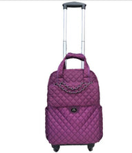 Load image into Gallery viewer, 20 Inch Women carry on hand Luggage bag Cabin travel Trolley Bags wheels rolling luggage backpack Trolley Suitcase wheeled Bag