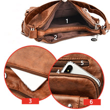 Load image into Gallery viewer, Large Backpack Multifunction Women Backpacks Leather School Bags For Teenage Girls Shoulder Bag Ladies Travel Backpack mochilas
