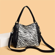 Load image into Gallery viewer, Women's Leopard Bag Luxury Shoulder Crossbody Casual Tote Designer Female Shopper Handbag Large Capacity Messenger Work Ins Sac