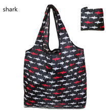Load image into Gallery viewer, Nonwoven Reusable Shopping Bags Women Foldable Tote Bag Folding Large Capacity Handbags Portable Cloth Eco Grocery Bag