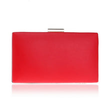 Load image into Gallery viewer, Fashion New Women Evening Clutch Bags PU Chain Shoulder Handbags Leaf Metal Beaded Evening Purse Messenger Bags
