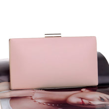 Load image into Gallery viewer, Fashion New Women Evening Clutch Bags PU Chain Shoulder Handbags Leaf Metal Beaded Evening Purse Messenger Bags