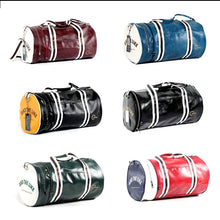 Load image into Gallery viewer, Outdoor Men's Sports Gym Bag PU Leather Training Shoulder Bag With Independent Shoes Pocket Mixed Color Sport Fitness Travel Bag