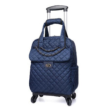 Load image into Gallery viewer, 20 Inch Women carry on hand Luggage bag Cabin travel Trolley Bags wheels rolling luggage backpack Trolley Suitcase wheeled Bag