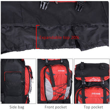 Load image into Gallery viewer, Men's 80L Big Hiking Mountaineering Backpack Climbing Hiking Backpack Camping Equipment Outdoor Fishing Bags Travel Accessories