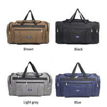 Load image into Gallery viewer, Large travel bags 70cm sport Duffle Bags Female Overnight Carry on Luggage bags men Waterproof Oxford Weekend bags sac de Sport