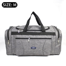 Load image into Gallery viewer, Large travel bags 70cm sport Duffle Bags Female Overnight Carry on Luggage bags men Waterproof Oxford Weekend bags sac de Sport