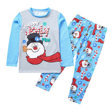 Load image into Gallery viewer, Blotona Family Matching Christmas Pajamas Set Snowman Print Tops Long Pants Sleepwear