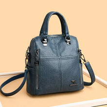 Load image into Gallery viewer, LANYIBAIGE New Women Backpack Multifunction Bags Designer High Quality Leather Women Crossbody Bag School Bags Travel Backpacks