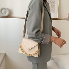 Load image into Gallery viewer, Popular Chain Handle Shoulder Bag PU Leather Handbags Designer Flap Crossbody Bags For Women Fashion Simple Lady Hand Bags