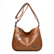 Load image into Gallery viewer, Kangaroo Female Leather Messenger Bags Feminina Bolsa Luxury Leather Handbags Women Bags Designer Ladies Shoulder Bag Sac A Main