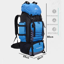 Load image into Gallery viewer, 90L Military Tactical Backpack Hiking Camping Outdoor Mountaineering Backpack Sports Tactical Military Bag Men Soft Travel Bags