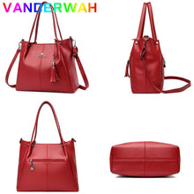 Load image into Gallery viewer, Elegant Women Cowhide Handbag Luxury Designer Shoulder Crossbody Genuine Leather Bag Bridal Red Messenger Sac Fashion Lady Bolsa