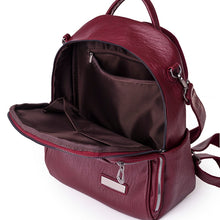 Load image into Gallery viewer, 2021 Hot High Quality Leather Backpacks Women High Capacity Travel Backpack School Bags for Teenage Girls Shoulder Bags Mochilas