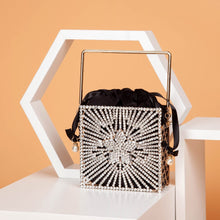Load image into Gallery viewer, Shiny star Diamonds Evening Bags Women 2020 New Luxury Rhinestone Metal Cage Clutch Purse Female Chic Hollow Out Shoulder Bags