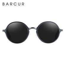 Load image into Gallery viewer, BARCUR Brand Light Weight Round Sunglasses Luxury Brand Men Glasses Retro Vintage Women Sun glasses