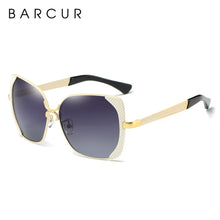 Load image into Gallery viewer, BARCUR Brand Designer Fashion Lady Polarized Sunglasses Women UV400 Gradient Lens Driving Sun Glasses With Original Case