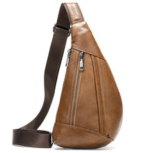 Load image into Gallery viewer, WESTAL Men's Shoulder Bag Men's Genuine Leather Chest Pack Man Sling Messenger Bags Belt Small Crossbody Bags Side Bags for Men