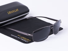 Load image into Gallery viewer, LMAOCLAN Brand Aluminium Magnesium Polarized Gold Sunglasses Men UV400 Classic Male Square Glasses Driving Eyewear Gafas Oculos