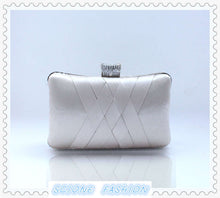 Load image into Gallery viewer, Women Clutch Bags Satin Bride Bag Purse Designer Gentle Evening Bags Party Handbag Wedding Clutch Wallet Shoulder Bag 7395