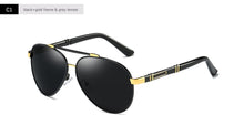 Load image into Gallery viewer, Blanche Michelle Pilot Polarized Sunglasses Men 2020 Brand Mirror Sun Glasses Driving UV400 Alloy Gafas De Sol Oculos With Box